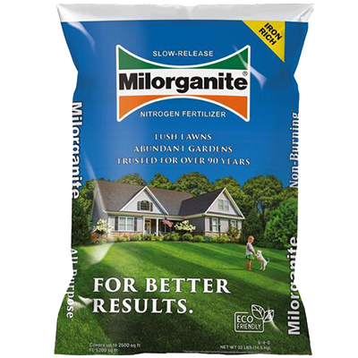 Milorganite Slow-Release Nitrogen Fertilizer | Dees' Nursery