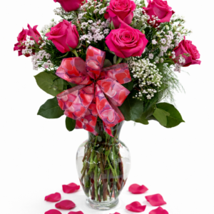 #22 Hot Pink Dozen Roses