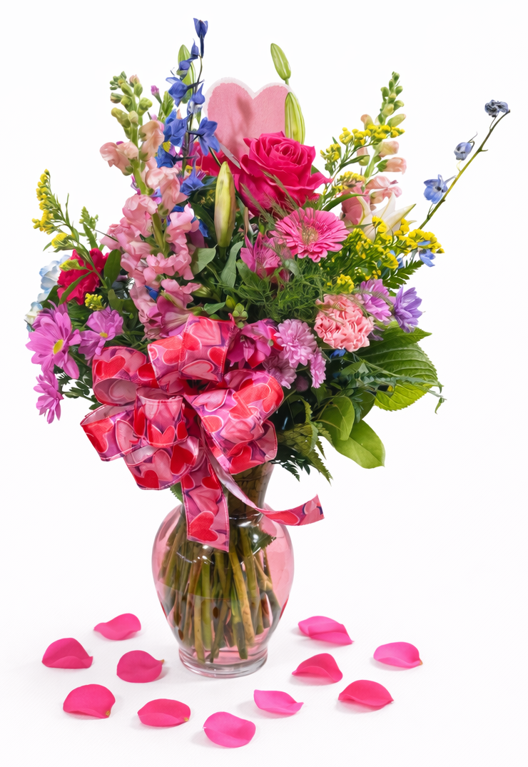 no10 valentines arrangement