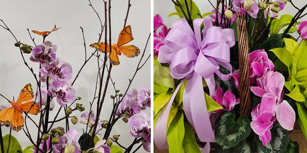 Dees Nursery-Oceanside-The Meaning of Flowers-basket of flowers