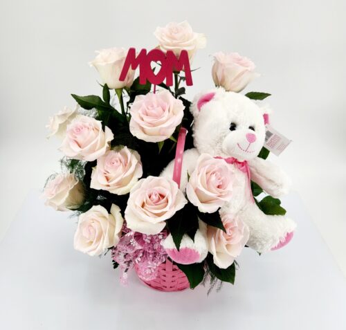 Pink I Love You Beary Much 2 Pink I Love You Beary Much Mother's Day flowers