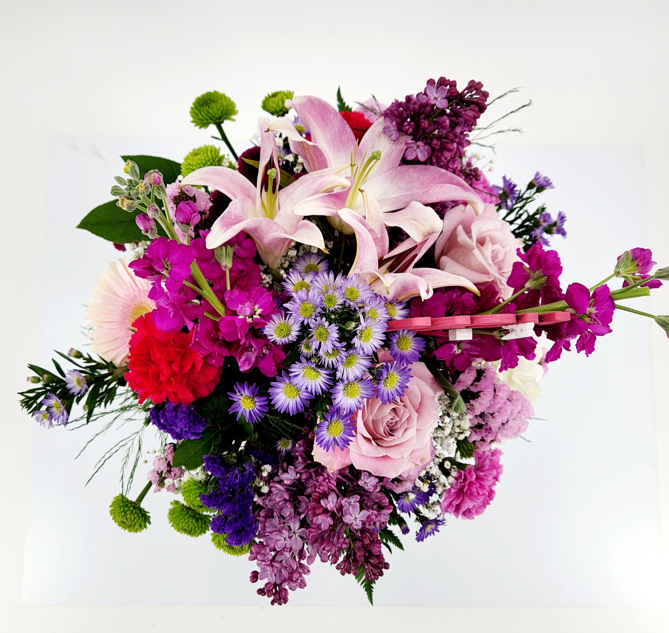 Pink Organza 2 Mother's Day Pink Organza Flowers