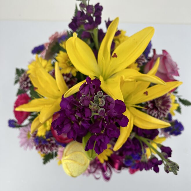 Bunny Bucket Floral Arrangement 3