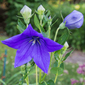 Sentimental Blue Balloon Flower